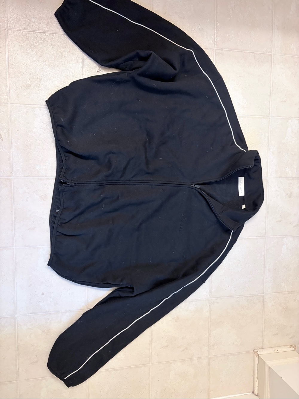 Fear of God Essentials Black track jacket   Authentic.
